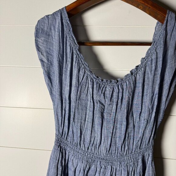 MSSP Mini Blue Chambray Women's Dress Size Small - Picture 4 of 9